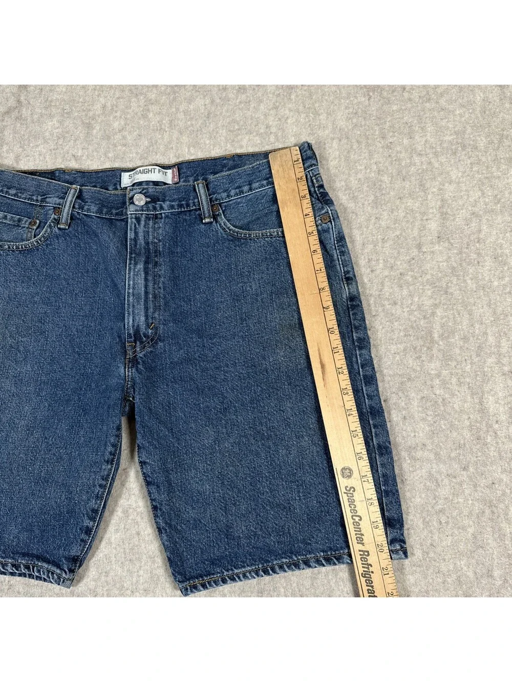 Vintage Levis Shorts Mens 38 Blue Denim 505 Jeans Jorts Dad 10